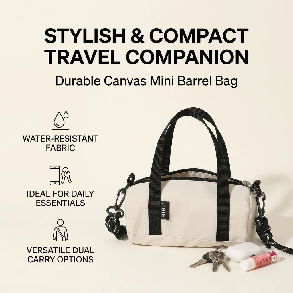 Nylon Handheld Crossbody Bag Unisex Compact And Versatile For Daily Use Peaceful Pleasures Health and Wellness