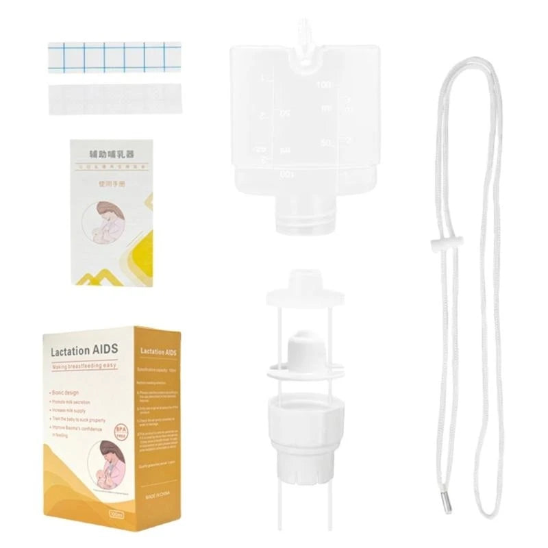 Newborn Lactation Aid | Soft Silicone Nursing Feeding Tube Device
