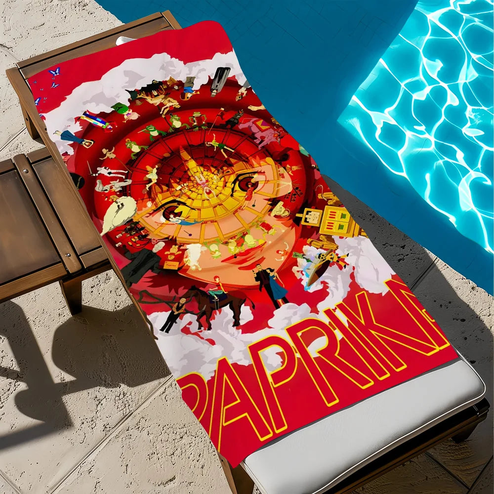 Anime Paprika Quick-Dry Beach Towel | Soft Pool & Travel Towel Quick-Dry Beach Towel Peaceful Pleasures Health and Wellness z1 STJ150x200CM
