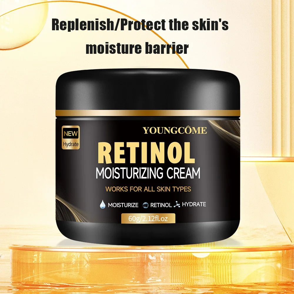 Men's Retinol Face Moisturizer Moisturizing Retinol Cream Anti-Wrinkle Aging Moisturizing Shrink Pores Whitening Smooth Retinol Peaceful Pleasures Health and Wellness