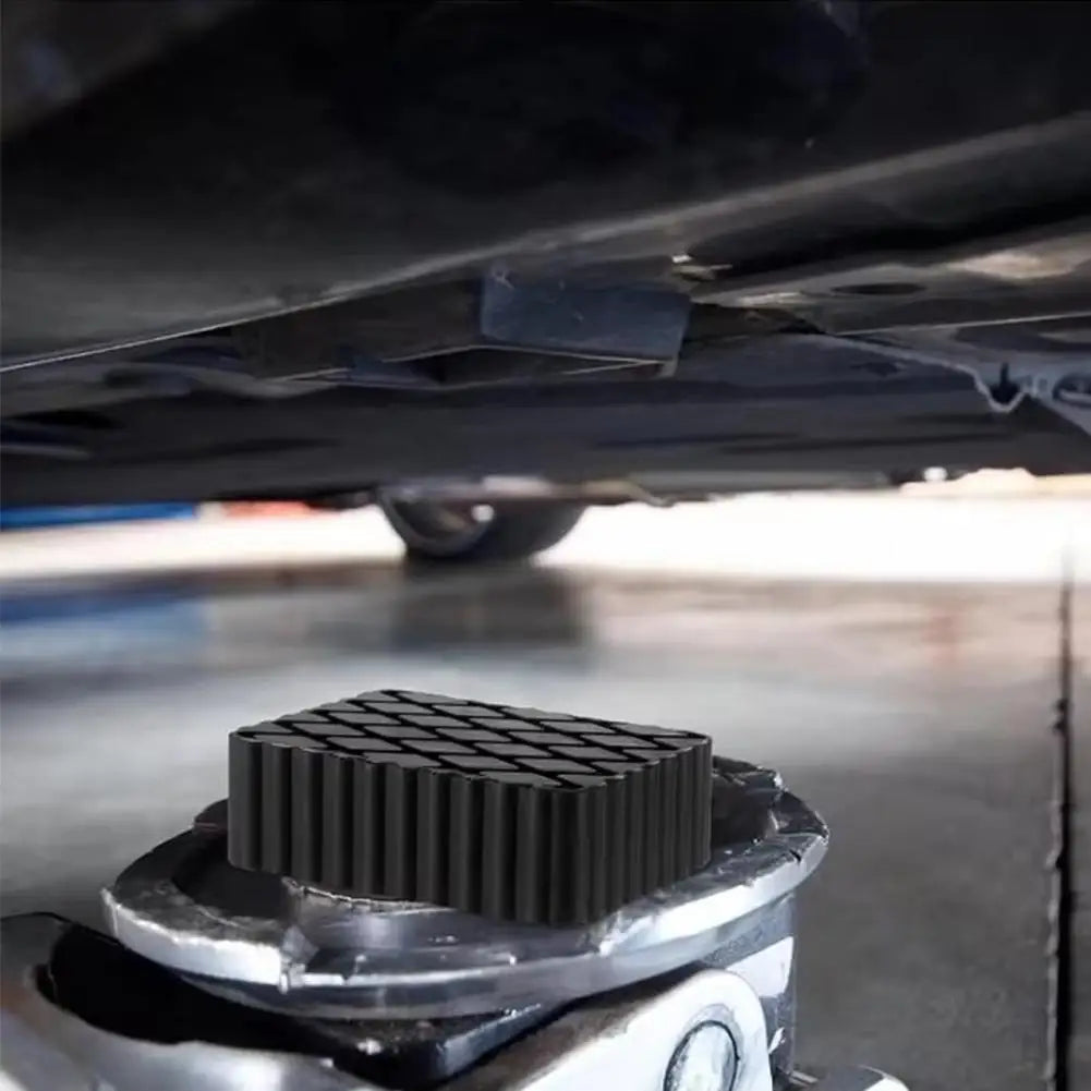 1Pcs Car Jack Rubber Pad Shock Absorbing Non-Slip Lift Support Blocks Height Increasing Chassis Protector Stabilizer For Repair Peaceful Pleasures Health and Wellness