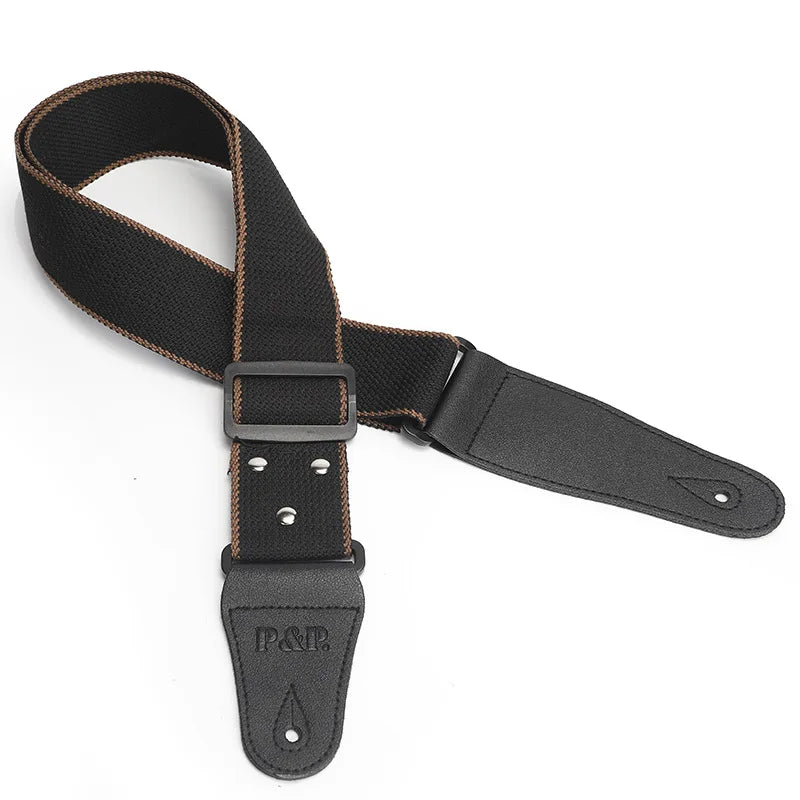 Adjustable Pure Cottonguitar Strap Forguitar Bassguitar Parts