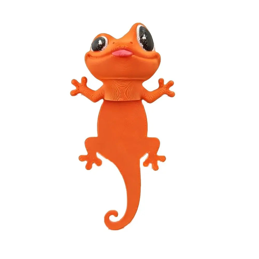 Stationery 3D Printed Gecko Bookmark Funny Multi-functional Big-Eyed Gecko Book Clip Quirky Cute Page Marker Office Peaceful Pleasures Health and Wellness