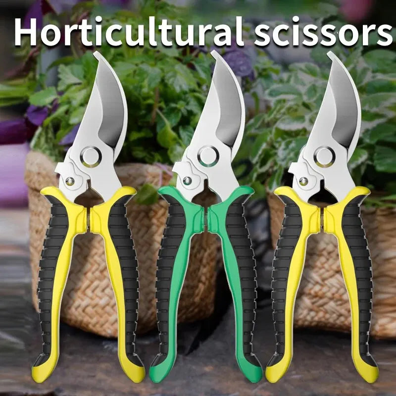 Pruner Garden Scissors Professional Sharp Bypass Pruning Shears Tree Trimmers Secateurs Hand Clippers For Garden Beak Scissors Peaceful Pleasures Health and Wellness