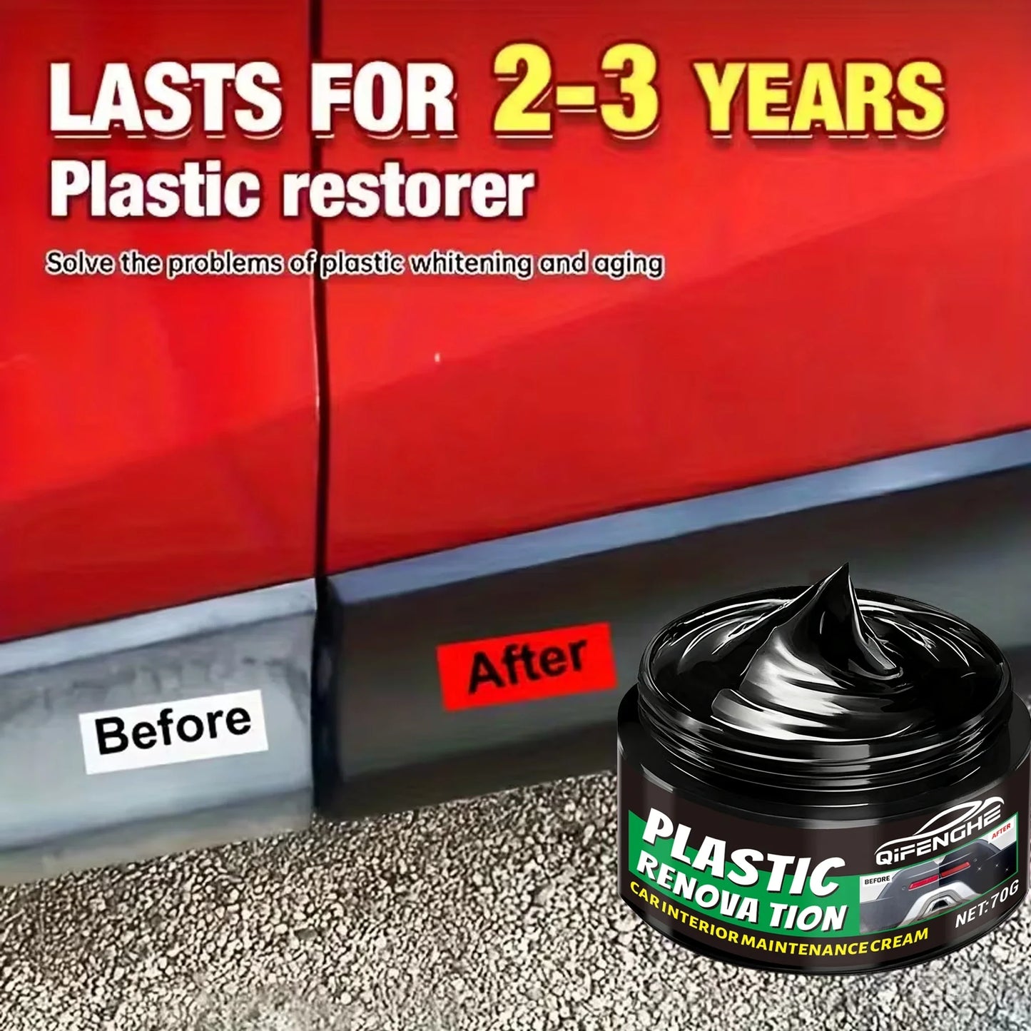 Car Interior Wax – PVC & Plastic Care for Dashboard & Seats