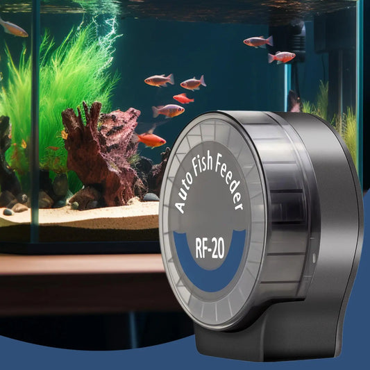 Fish Automatic Feeder 21-Compartment 6 Timers Aquarium Food Dispenser Fish Tank Smart Feeder For Turtle Betta Tetrasfrog Axolotl Peaceful Pleasures Health and Wellness