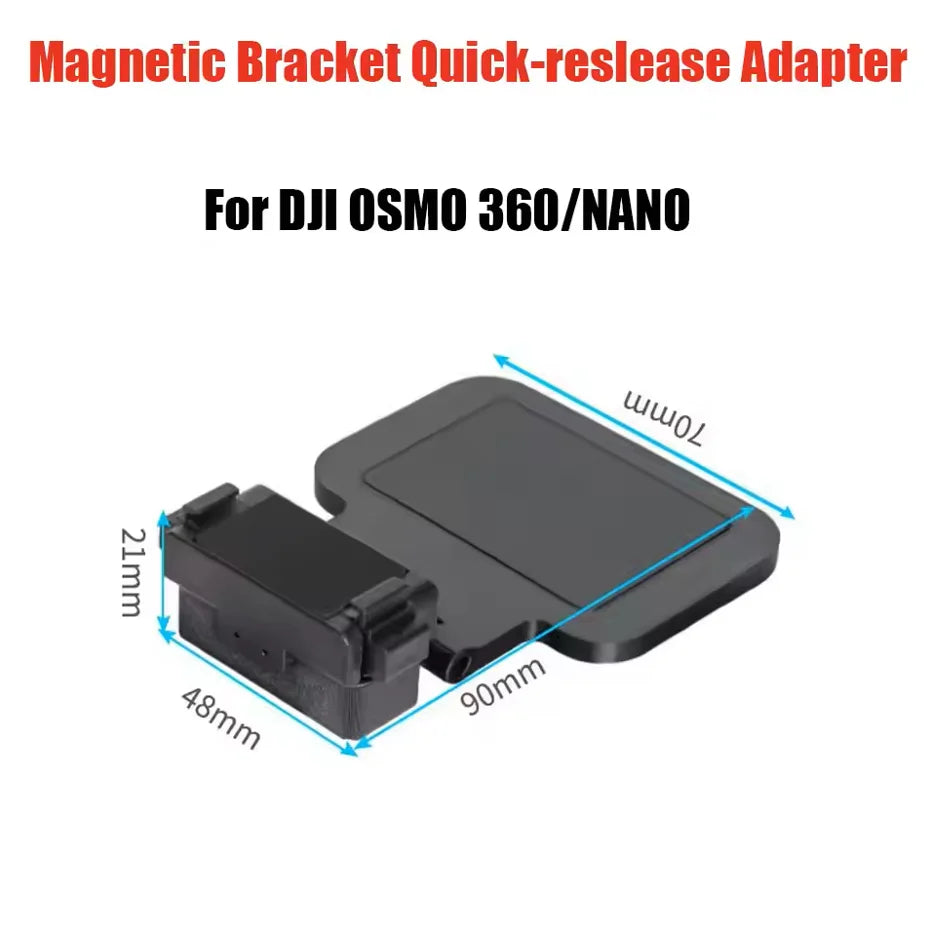 DJI Osmo NANO Magnetic Mount Adapter | 180° Foldable Bracket