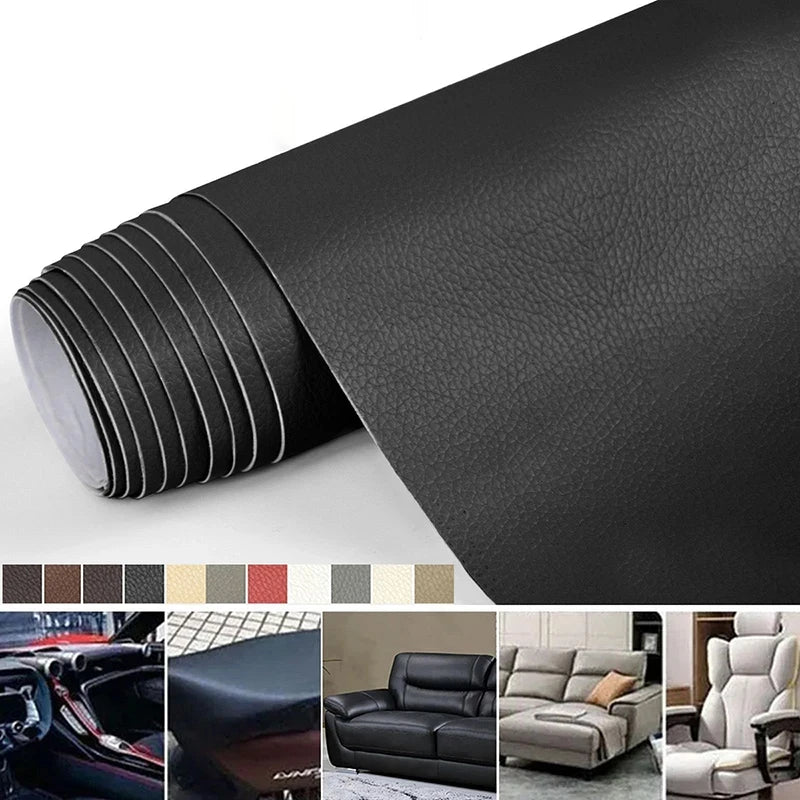 Self-Adhesive PU Leather Repair Patch | Lychee Texture 58cm