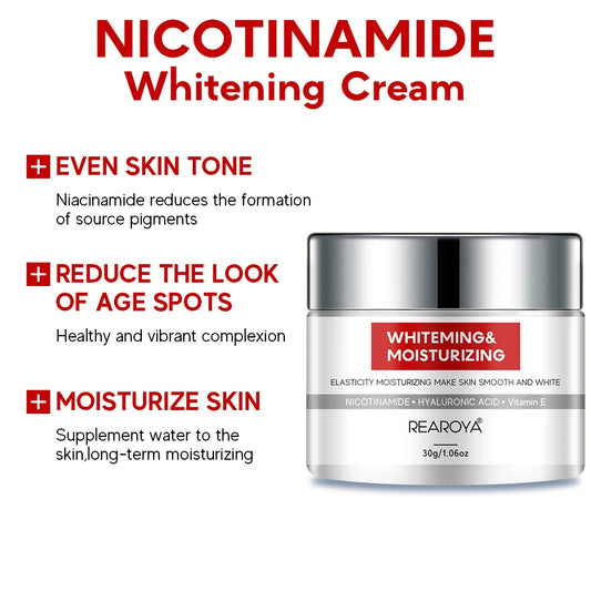 Nicotinamide & Collagen Face Cream – Brightening & Repair Peaceful Pleasures Health and Wellness