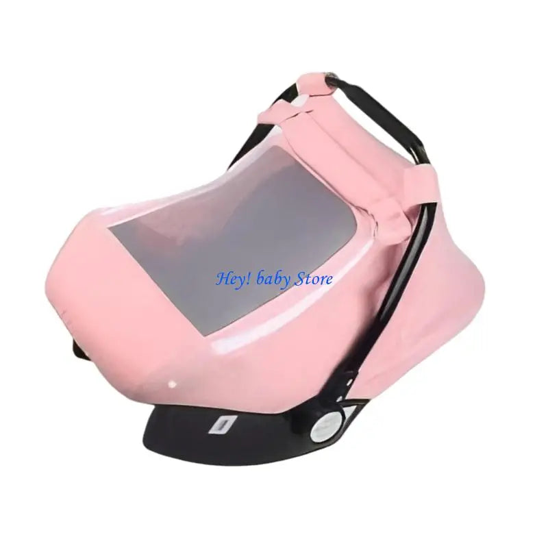 360° Windproof Baby Stroller Cover – Breathable Cotton Pram Protector