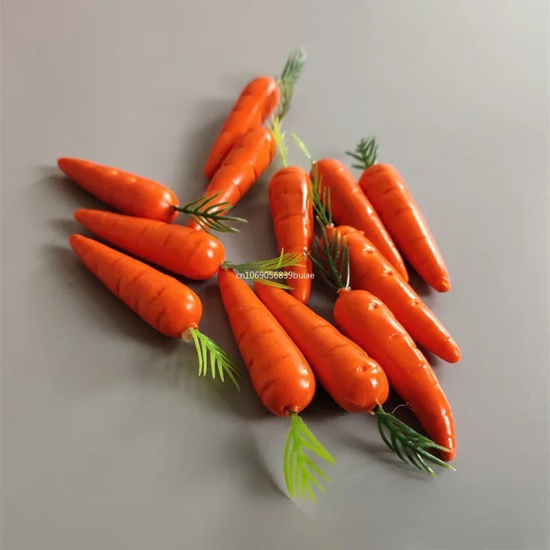 Easter Decoration Simulation Mini Carrot Foam Simulation Vegetable Carrot Children Easter Gift Home Decor Doll House Accessories Peaceful Pleasures Health and Wellness