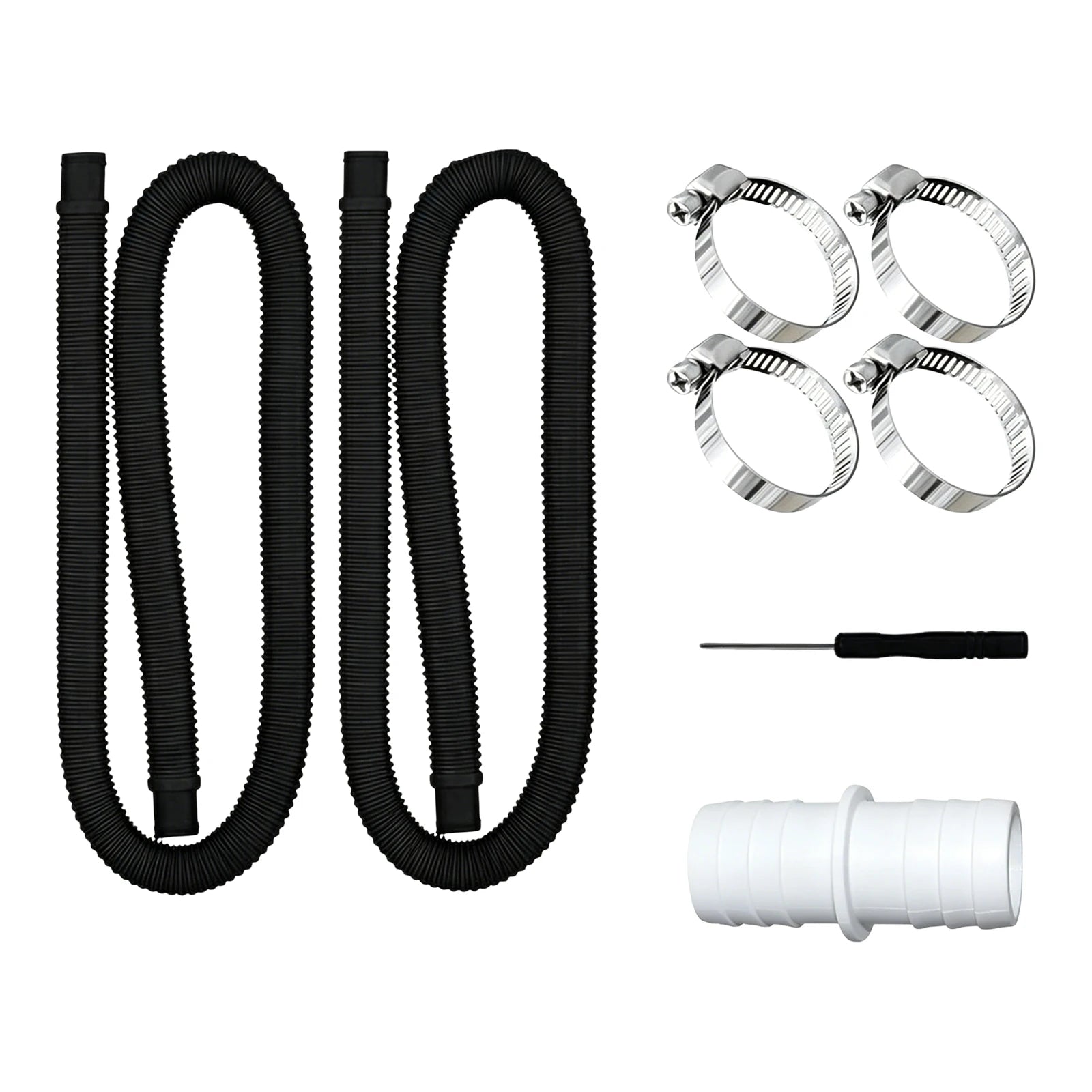 1.5m Inflatable Hot Spring Pools Hose Leak-Proof Above Ground Pools Filtration Pump Hoses 32mm For 300/330/530/1000 Gallon Pumps Peaceful Pleasures Health and Wellness
