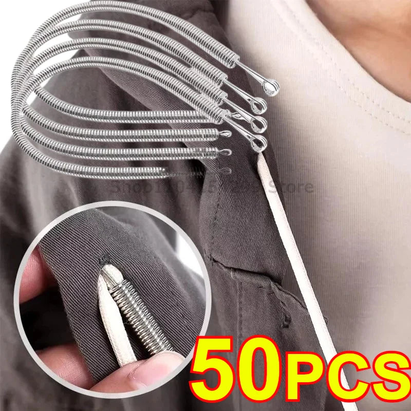 Bendable Spring Drawstring Threader – Elastic & Cord Tool