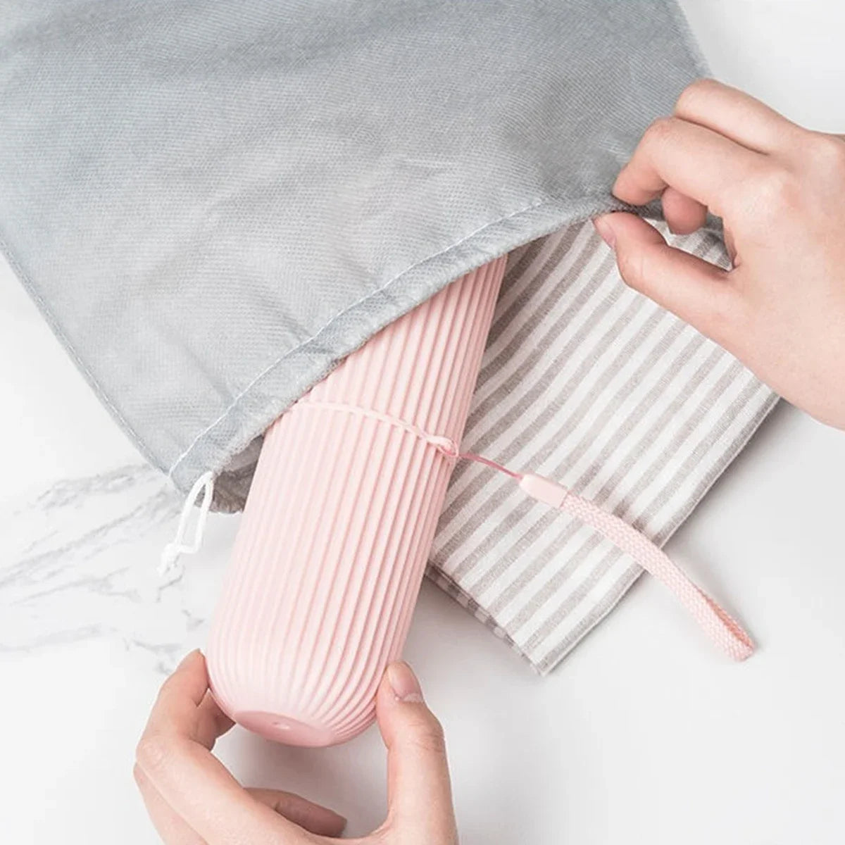 Portable Toothpaste Toothbrush Protect Holder Case Travel Camping Storage Box Protect Toothbrush Toothpaste from Dirt and Damage Peaceful Pleasures Health and Wellness