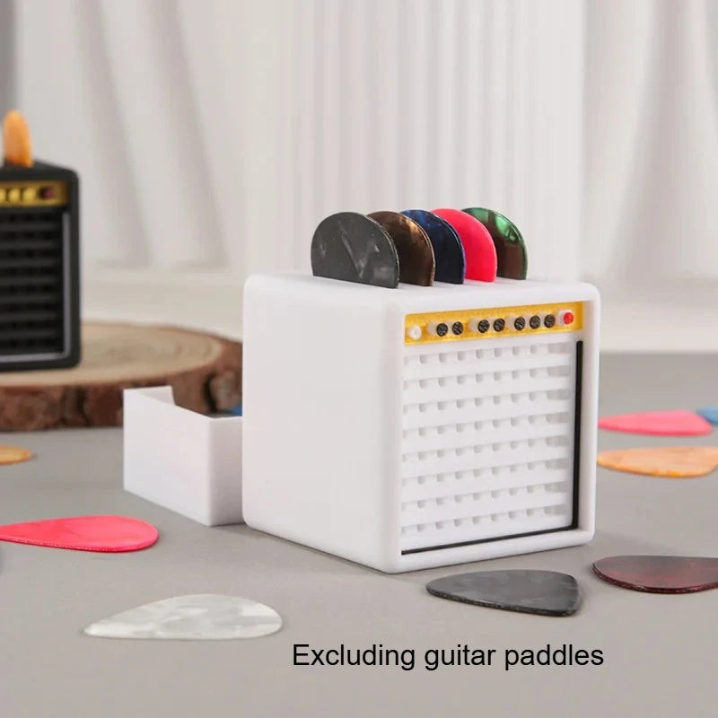 3D Printed Large-capacity Portable Guitar Pick Holder Waterproof
