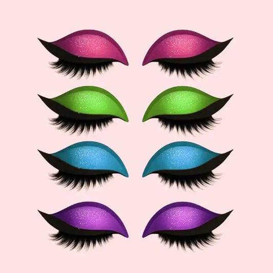 SADOER Lazy Eyeshadow Eyelash Stickers – Waterproof 1 Pair Eyelash Stickers Oasis Select