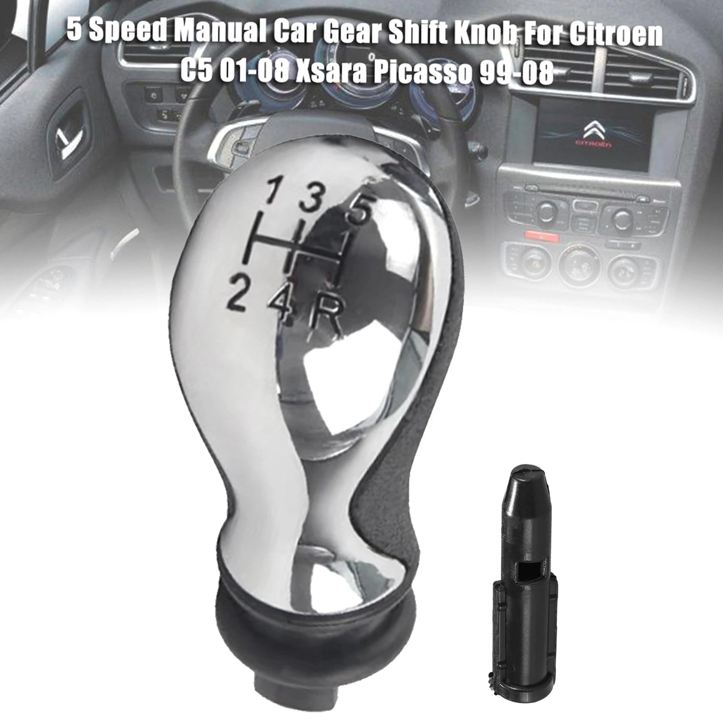 5-Speed Gear Shift Knob for Citroën C5 & Xsara Picasso