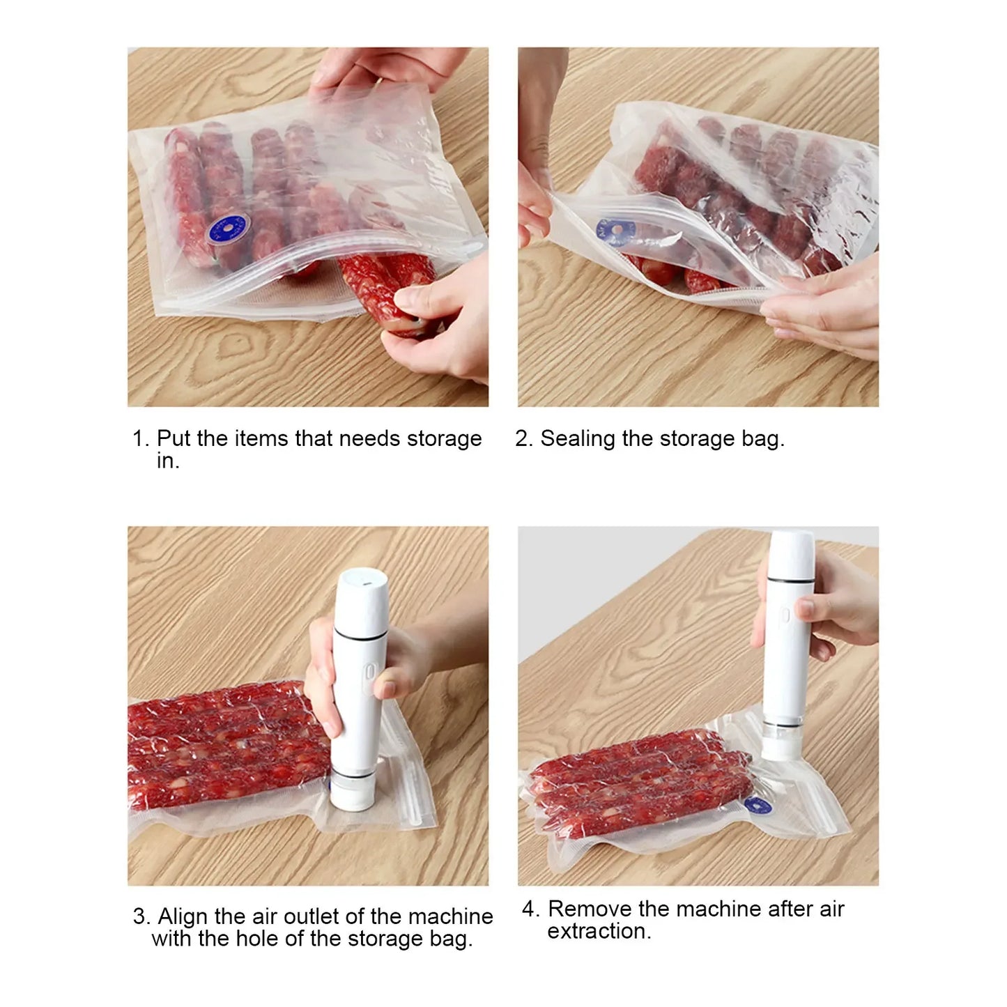 Air Pump Electric Handheld Vacuum Sealer Cordless Sealing Machine