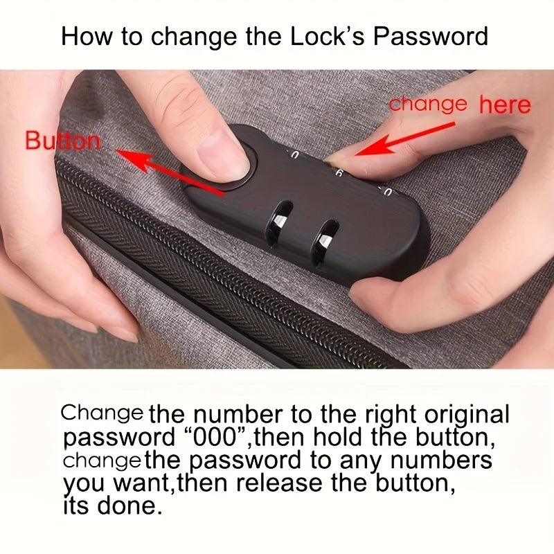 Multifunctional Briefcase with Password Lock | Document Organizer