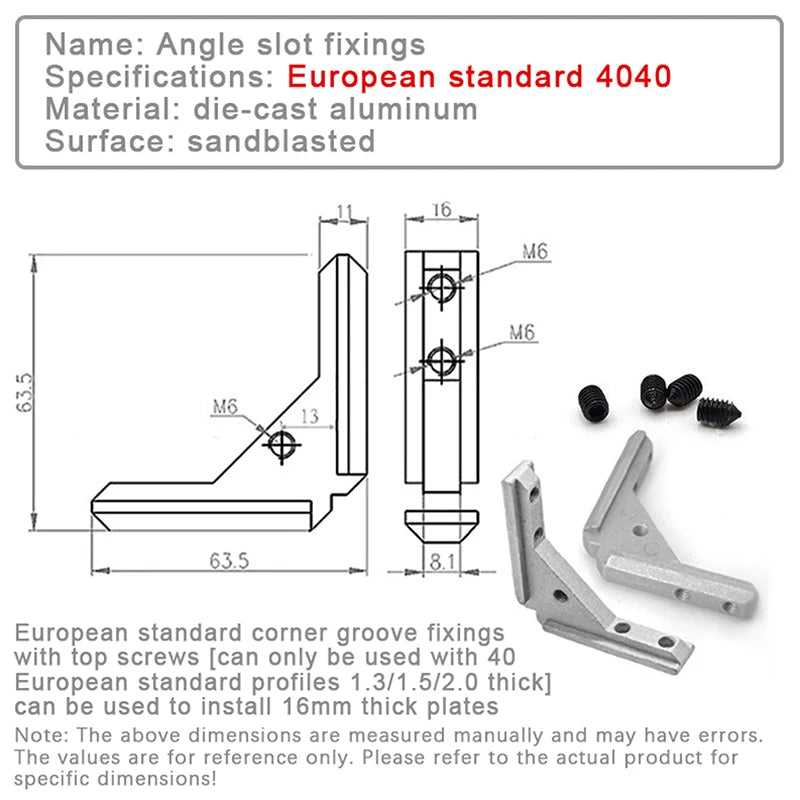 2/4Pcs 2020 3030 4040 Panel Iinstallation Board Angle Slot Connector Angle Slot Fixing Hardware Door Frame Corner Code Profile Peaceful Pleasures Health and Wellness 4040 4pcs