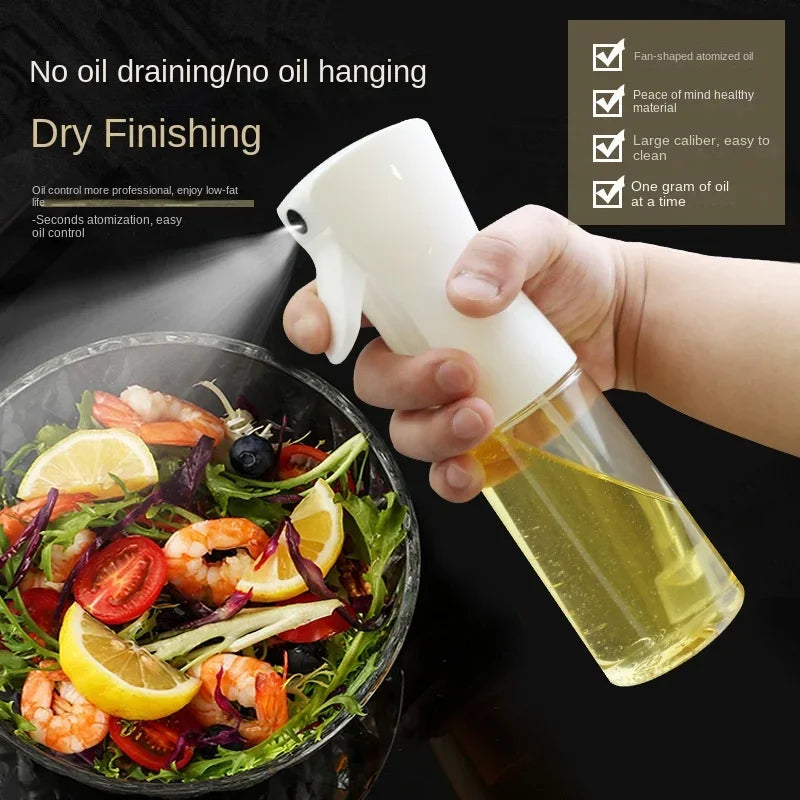 Push-Up Oil Spray Bottle for Cooking, BBQ & Camping | 200–500ml