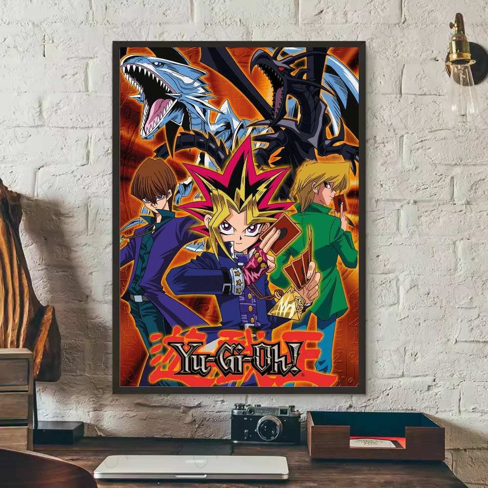 Yu-Gi-Oh! Classic Anime Poster HD Waterproof PVC Wall Art Anime Wall Poster Peaceful Pleasures Health and Wellness z4 30X40cmNoframe