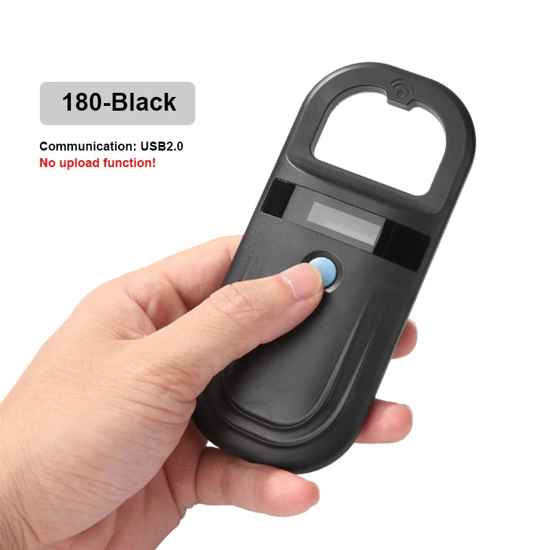 Pet Microchip Scanner 134.2KHz 125kHz Dual Frequency USB Bluetooth Animal RFID Reader FDX-B Glass Chip Tag Scanner Peaceful Pleasures Health and Wellness General Version
