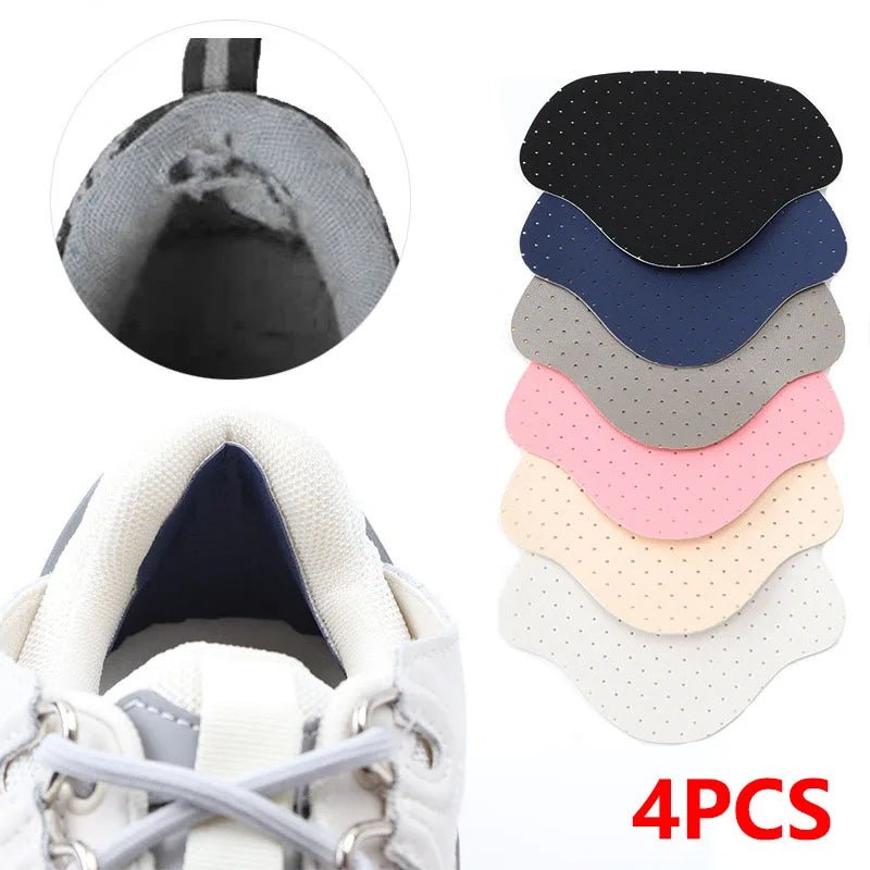 4-Pack Adhesive Heel Patches | Breathable Shoe Repair Pads
