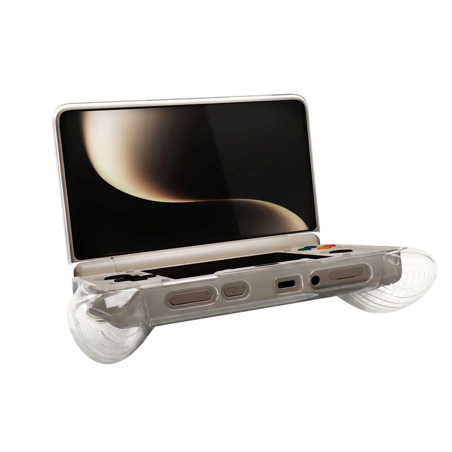 Beautiful Appearance Suitable For AYN THOR Game Console Protective Cover TPU Cooling Transparent Anti-Drop Case Peaceful Pleasures Health and Wellness