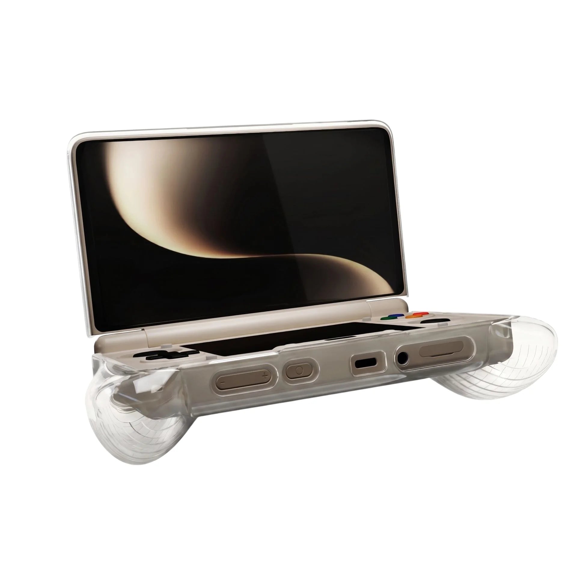 Beautiful Appearance Suitable For AYN THOR Game Console Protective Cover TPU Cooling Transparent Anti-Drop Case Peaceful Pleasures Health and Wellness
