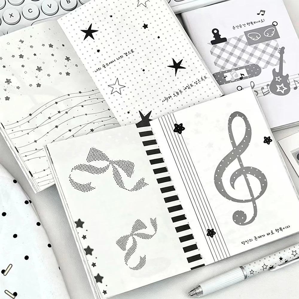 Fragmented Dream Symphony Fixed Page Notebook Ins Full Inner Handbook