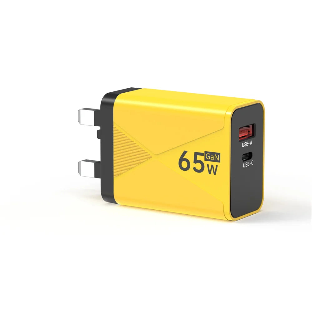 GaN 65W USB-C Fast Charger PD QC 3.0 | iPhone & Samsung