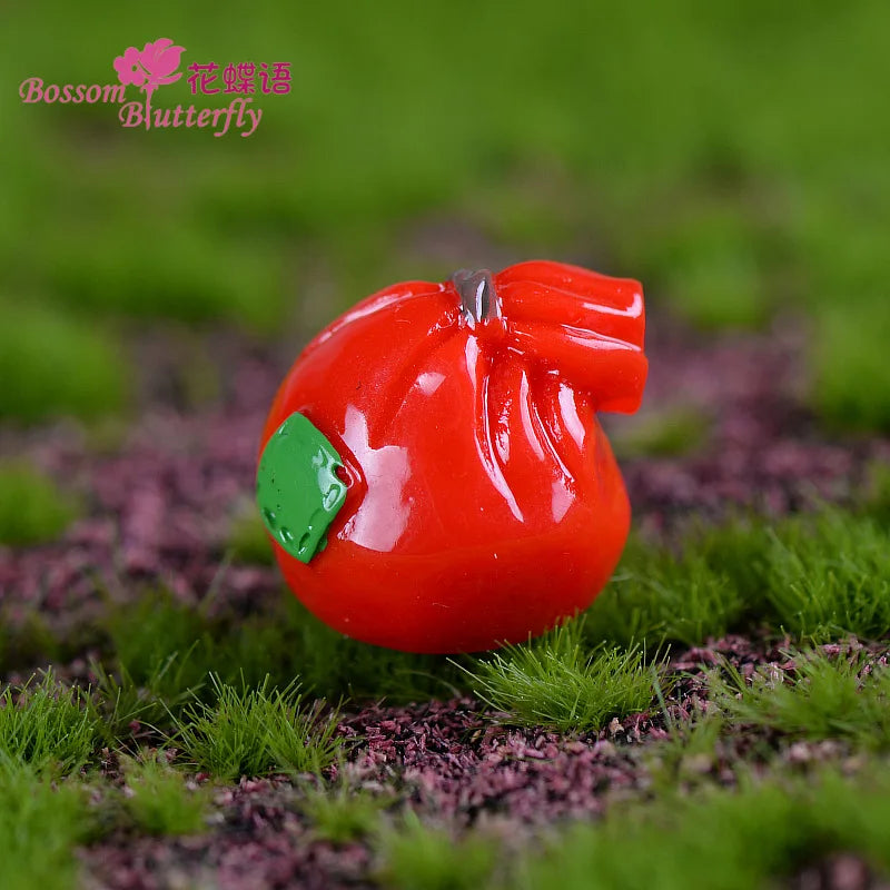 Fairy Garden Cartoon Ornaments Resin Craft Christmas Santa Snowflake
