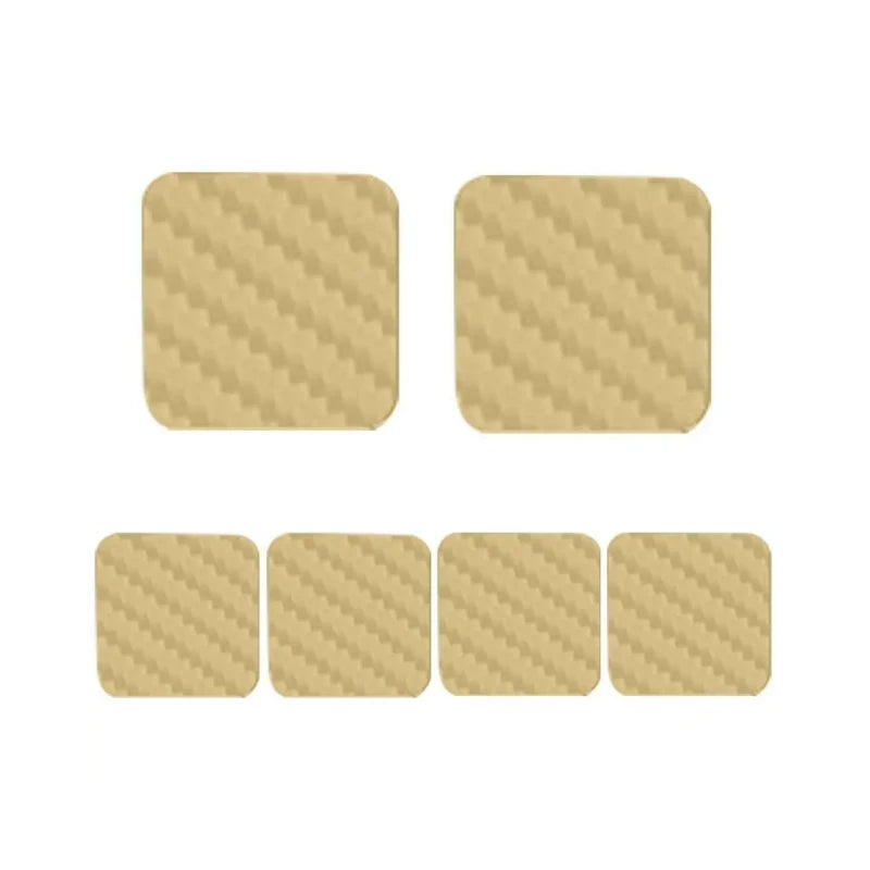 1 Set For Steam Deck Host Button Touchpad Stickers Red Blue Pink Black White Gold Wear-resistant Anti-scratch Protection Sticker Peaceful Pleasures Health and Wellness