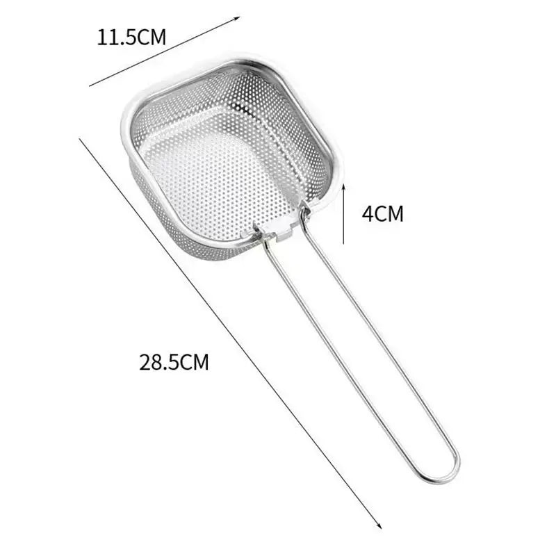 Stainless Steel Pasta Basket Strainer | Noodles & Dumplings
