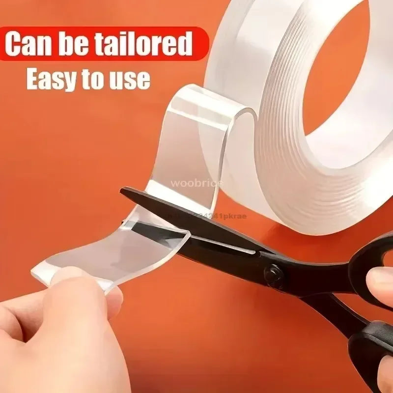 Nano Double-Sided Tape – 1mm Thick, Waterproof & Reusable