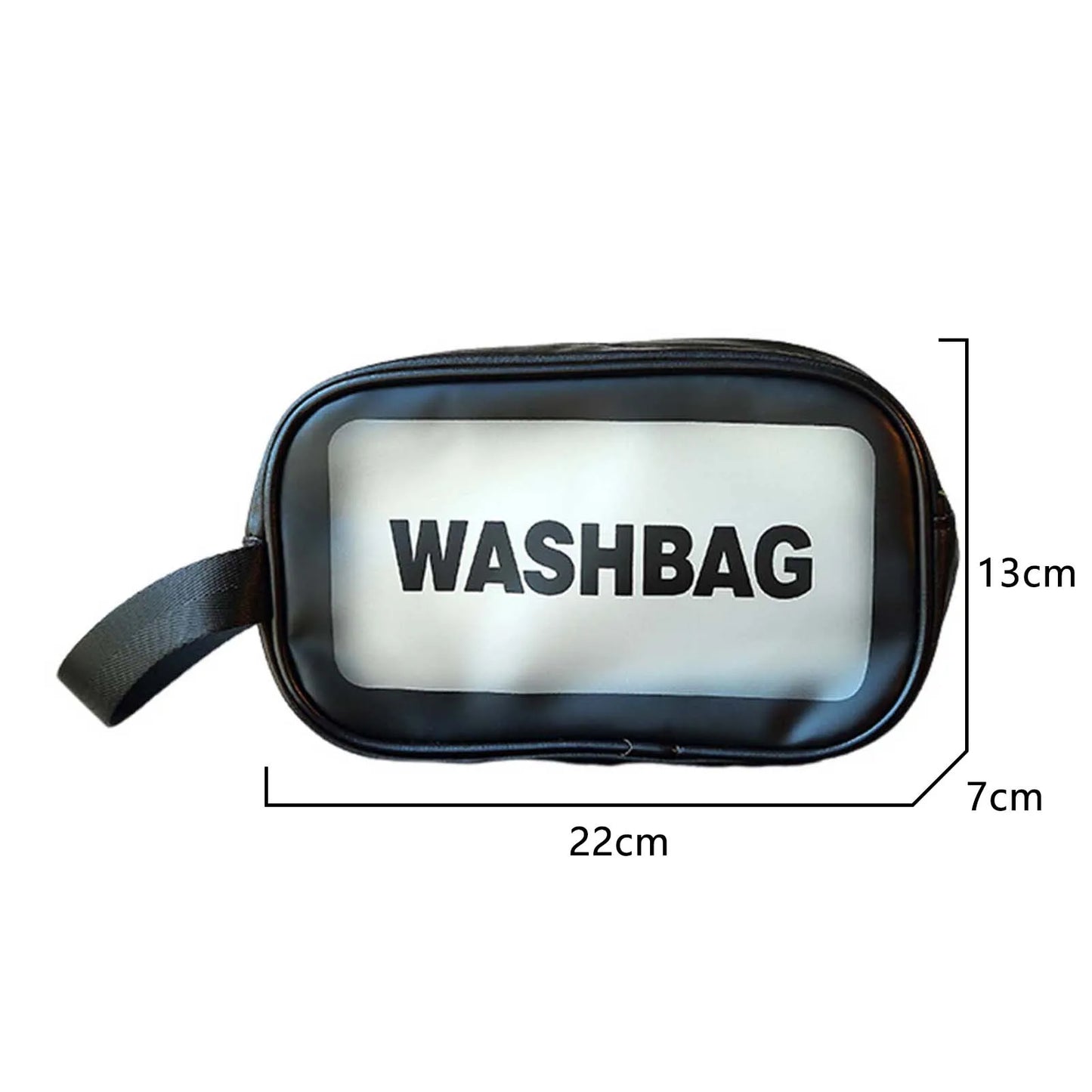 Women Men PU Toiletry Bag Portable Translucent Waterproof Makeup Cosmetic Bag Toiletry Organizer for Accessories Peaceful Pleasures Health and Wellness 5