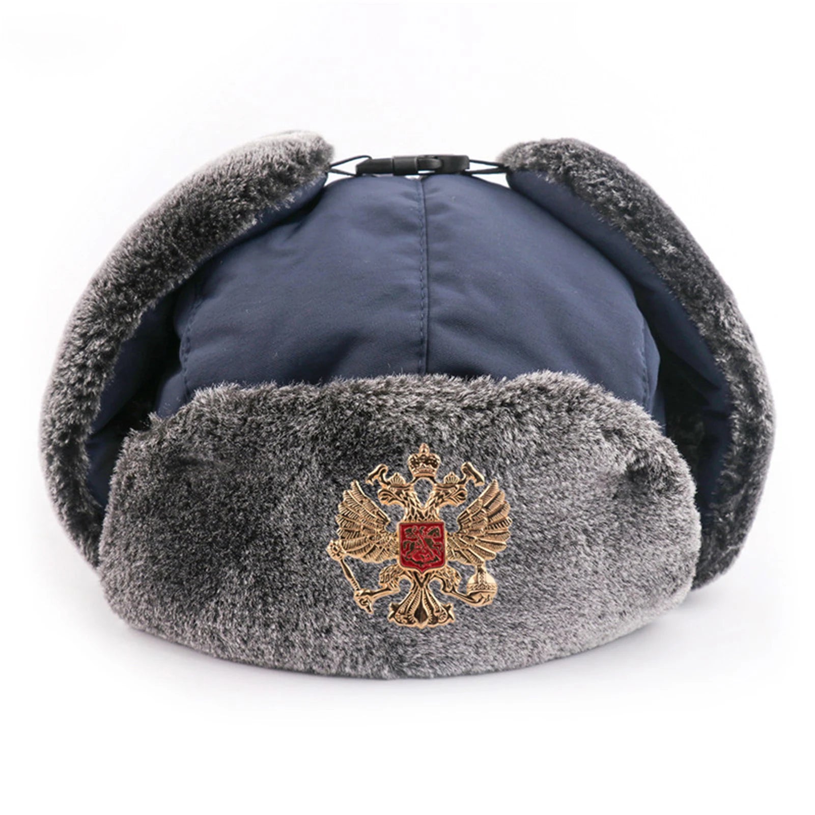 Warm Russian Trooper Hat Russian Ushanka Trooper Aviator Hats For Men And Women Peaceful Pleasures Health and Wellness F