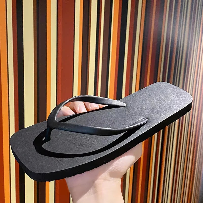 Men's Thick Sole Flip Flops | Non-Slip Beach & Shower Sandals