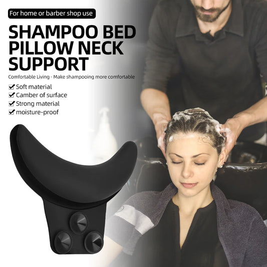 New Ergonomic Shampoo Bed Neck Support Pillow, Waterproof Silicone Salon Hair Washing Neck Cushion For Barber Hair Basin Peaceful Pleasures Health and Wellness