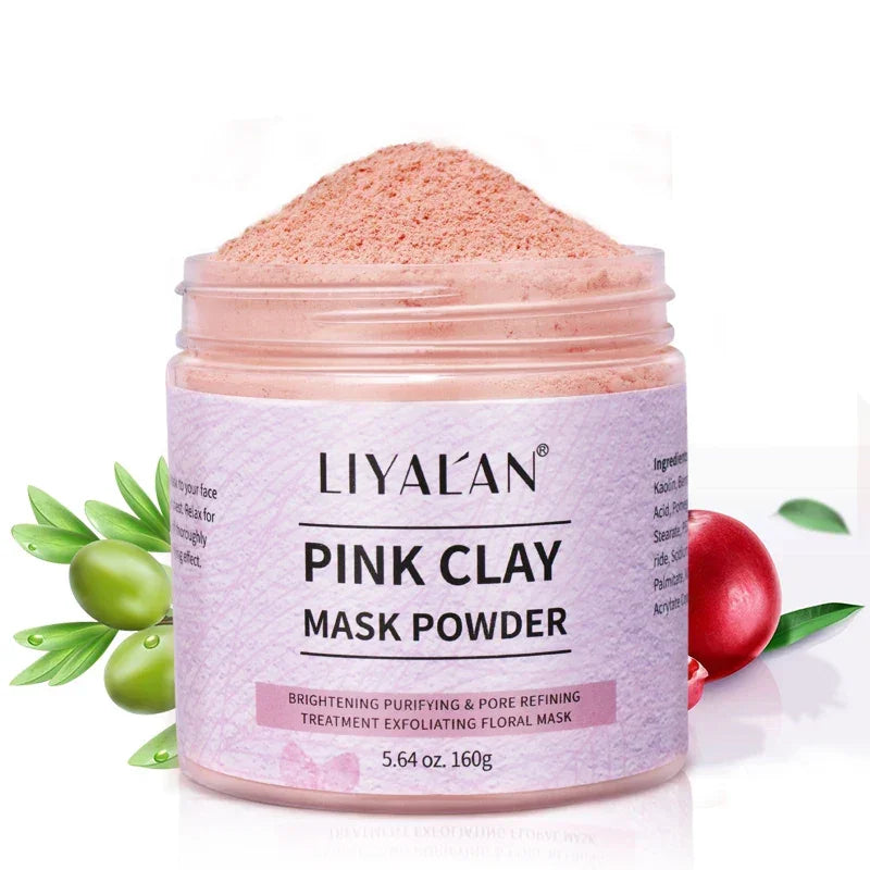 Pink Clay Mask Powder – Pore Purifying & Brightening Peaceful Pleasures Health and Wellness Clay Mask Powder China Mainland