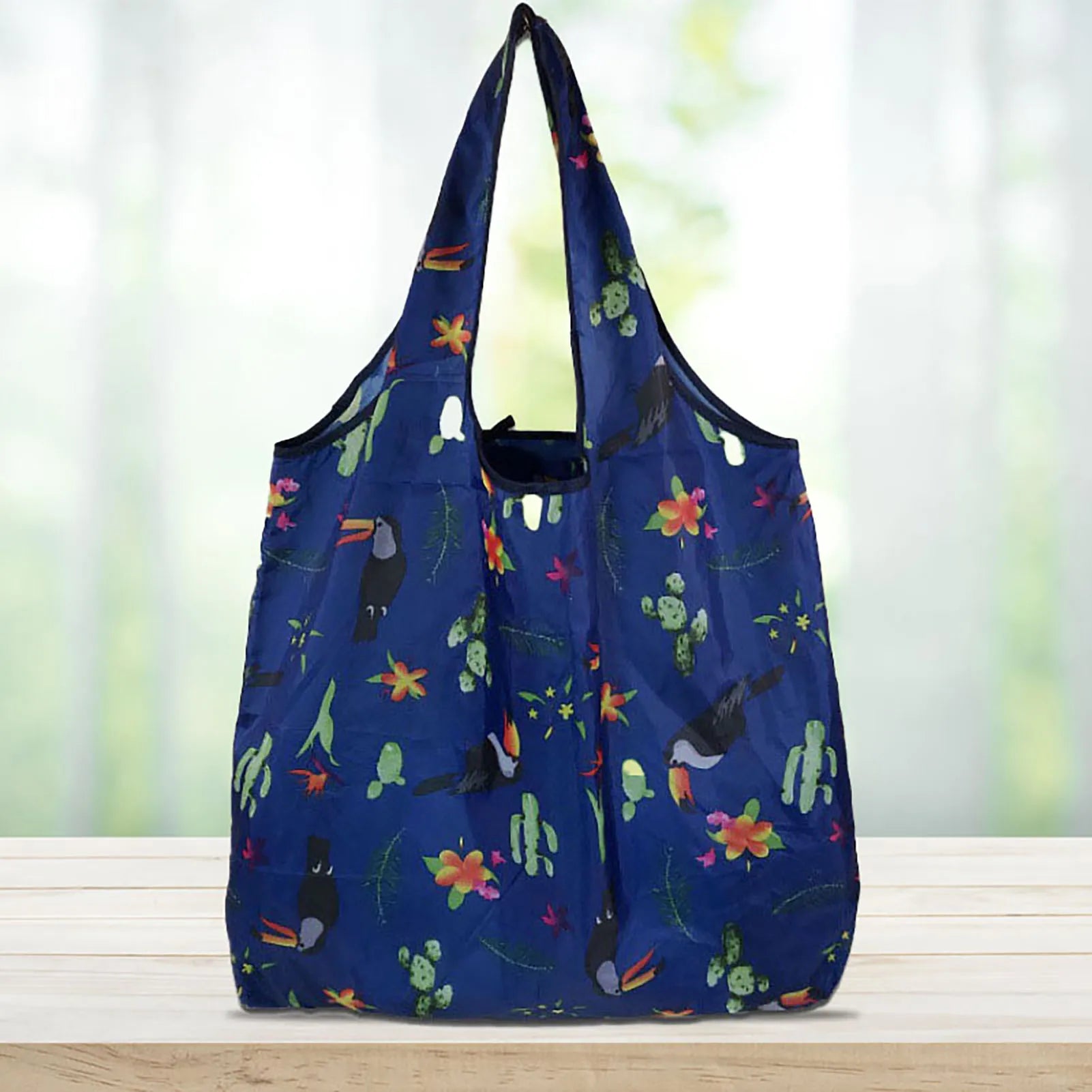 Portable Reusable Grocery Bags Strong Load-bearing Capacity Eco-friendly Bags for Trip or Shopping Fruit Holder Peaceful Pleasures Health and Wellness