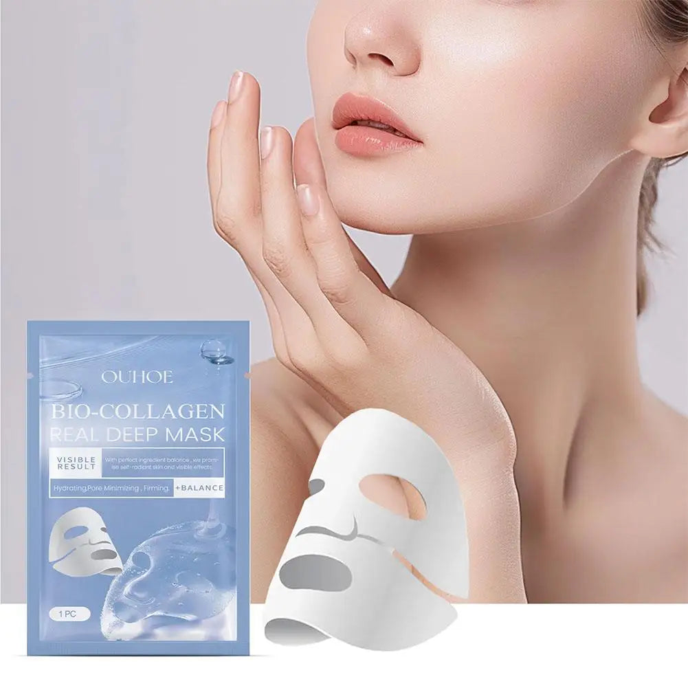 eelhoe Bio-Collagen Deep Rejuvenating Face Mask – Moisturizing Brightening Peel-Off Collagen Film Mask for Women Peaceful Pleasures Health and Wellness
