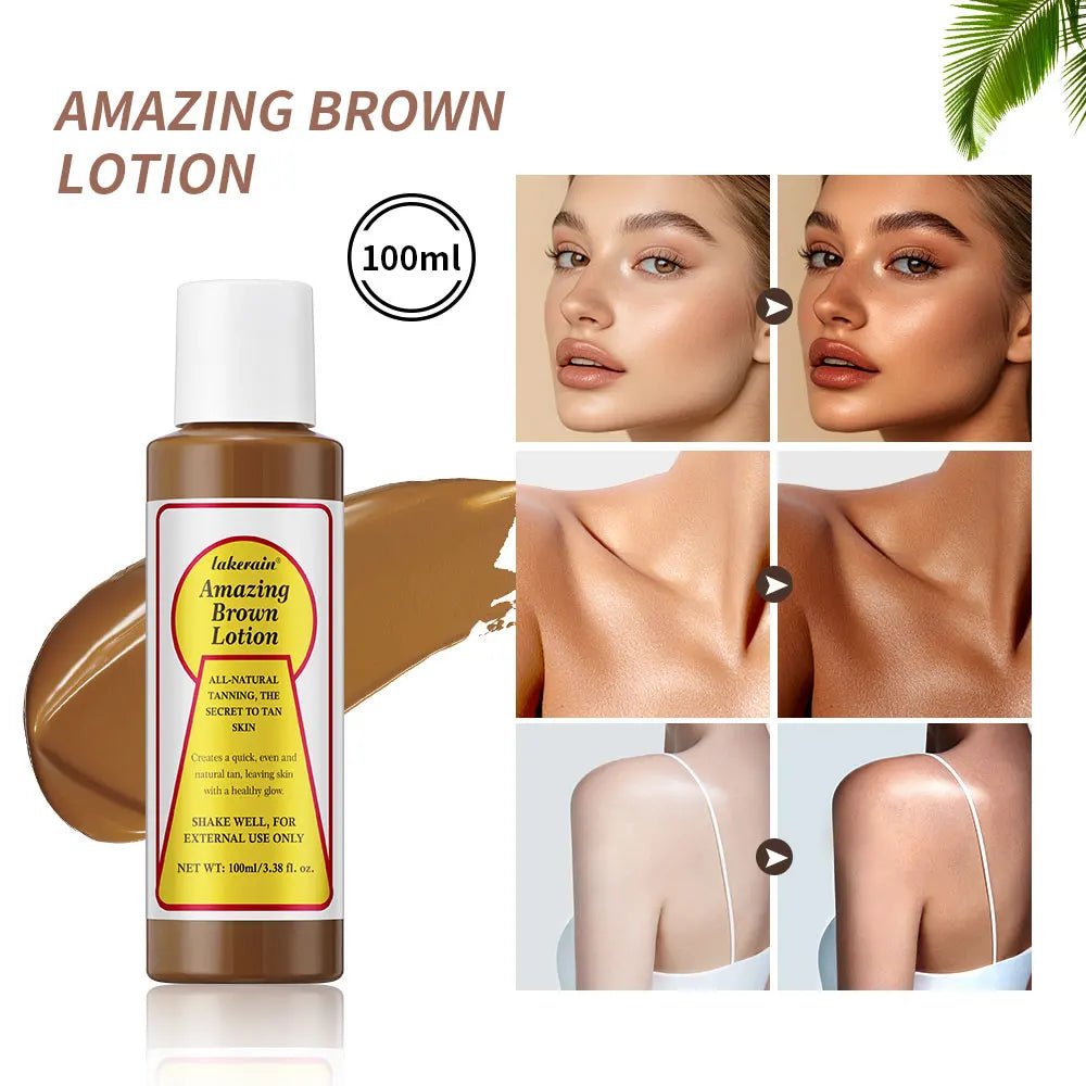 Self Tanning Booster Lotion | Waterproof, Deep Bronze Natural Tan