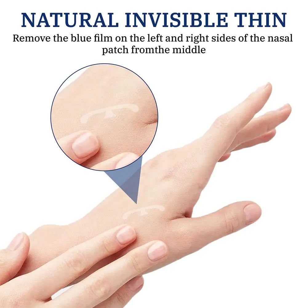 Shrinking Nose Wing Stickers Cosplay Special Nose Shrink Nose Strips Shrink Thin Invisible Beauty Wings Narrow Nose 42pcs/Box Peaceful Pleasures Health and Wellness