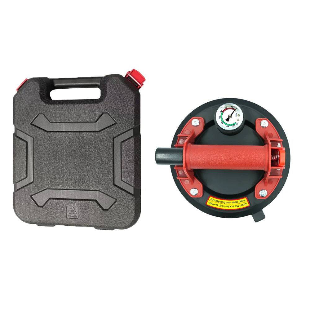 Protable Manual vacuum lift 8-inch 250KG heavy-duty fiberglass stone vacuum suction cup lift pump suitable for glass tiles, etc Peaceful Pleasures Health and Wellness 1PC with boxB