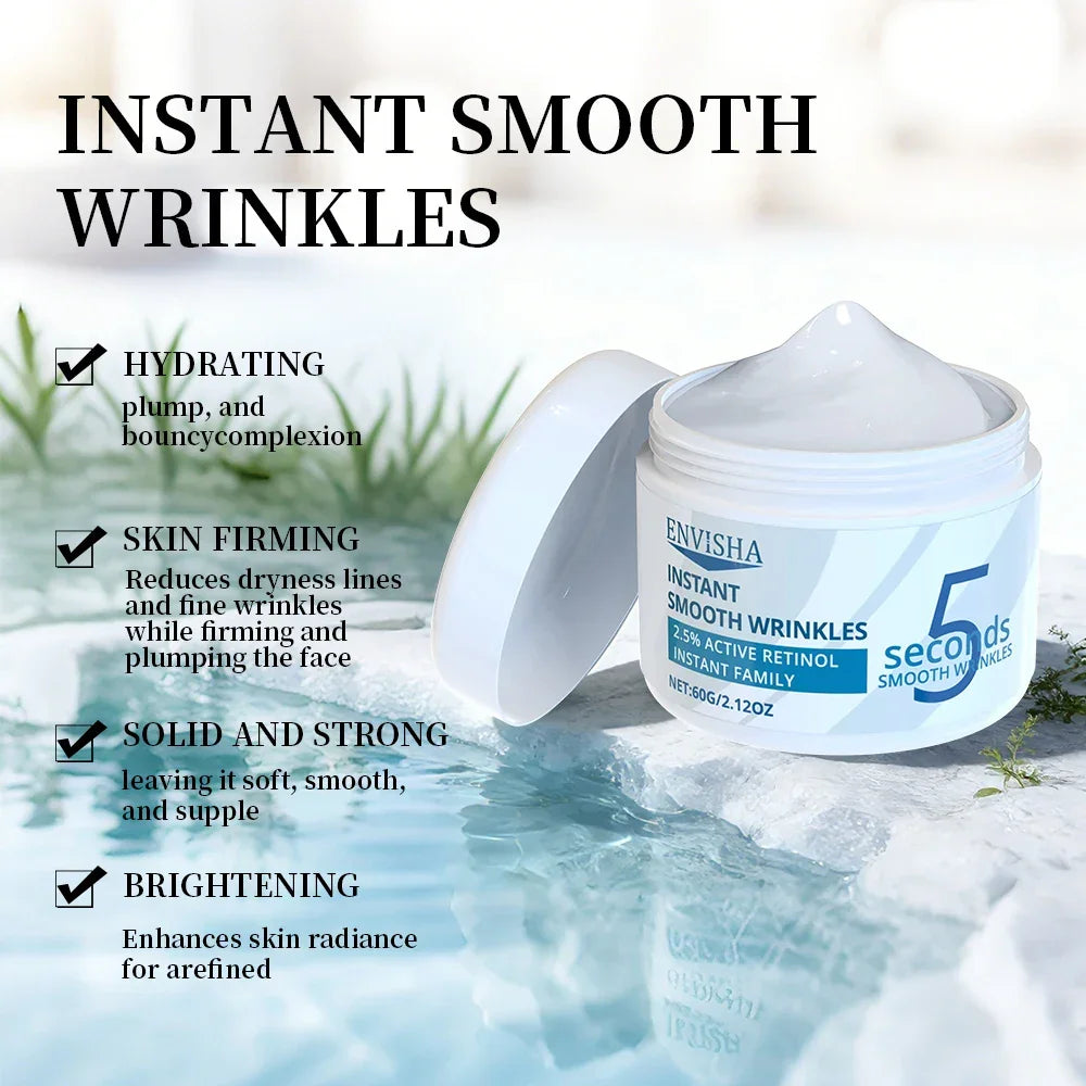 ENVISHA 5-Second Retinol Anti-Wrinkle Cream – Firming & Lifting, 60g Face Cream Peaceful Pleasures Health and Wellness