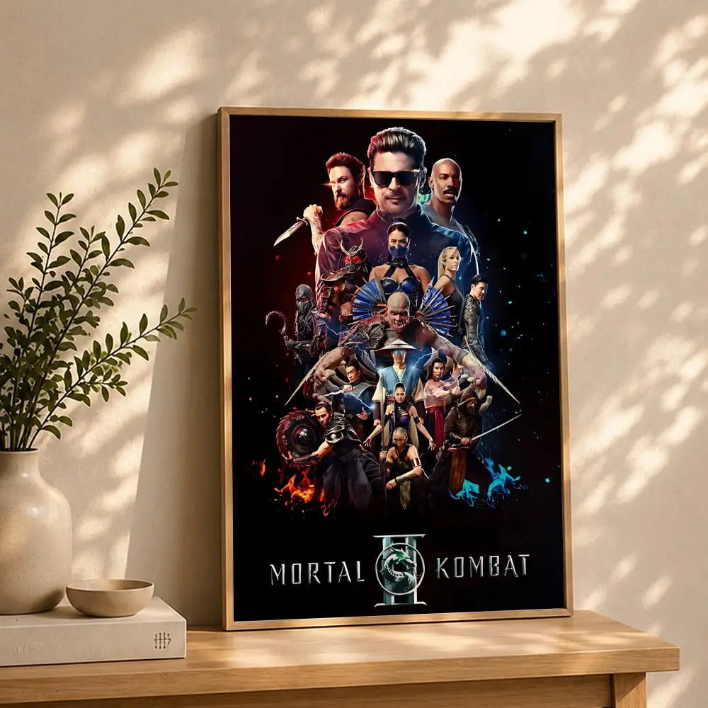 Mortal Kombat Movie Poster – HD Self-Adhesive Waterproof Wall Art