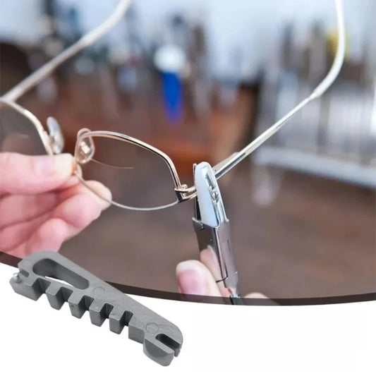Portable Eyeglass Repair Tool for Home Eye Care Nose Pad Adjustment Temple Bending Compatible with Glasses Peaceful Pleasures Health and Wellness