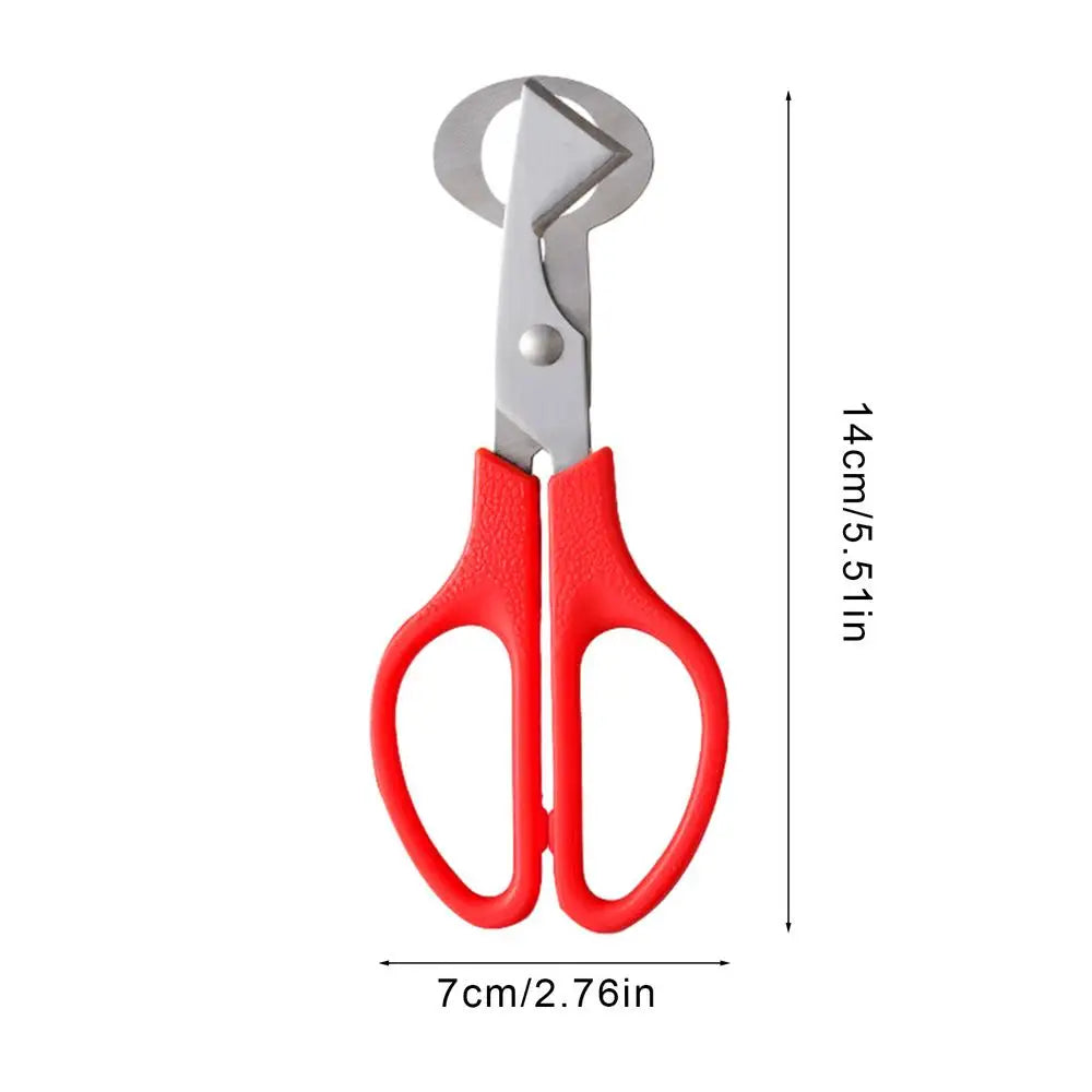 Pigeon Quail Open Crack Small Egg Shell Scissor Cut Bird Eggshell Separator Cigar Cutter Opener Tool Clipper Kitchen Tools Peaceful Pleasures Health and Wellness Red